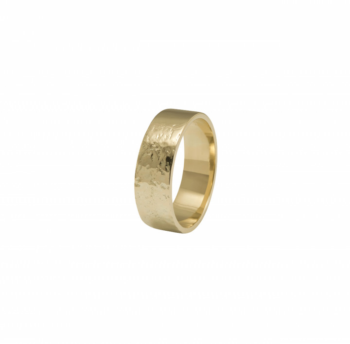 7mm-Félig textúrált felületū lapos karikagyűrű