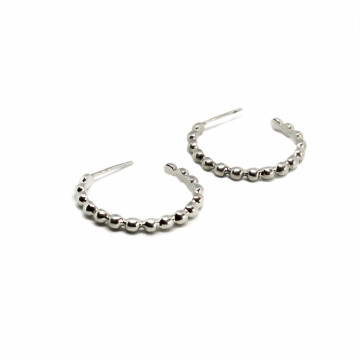 Globe Hoop Earrings